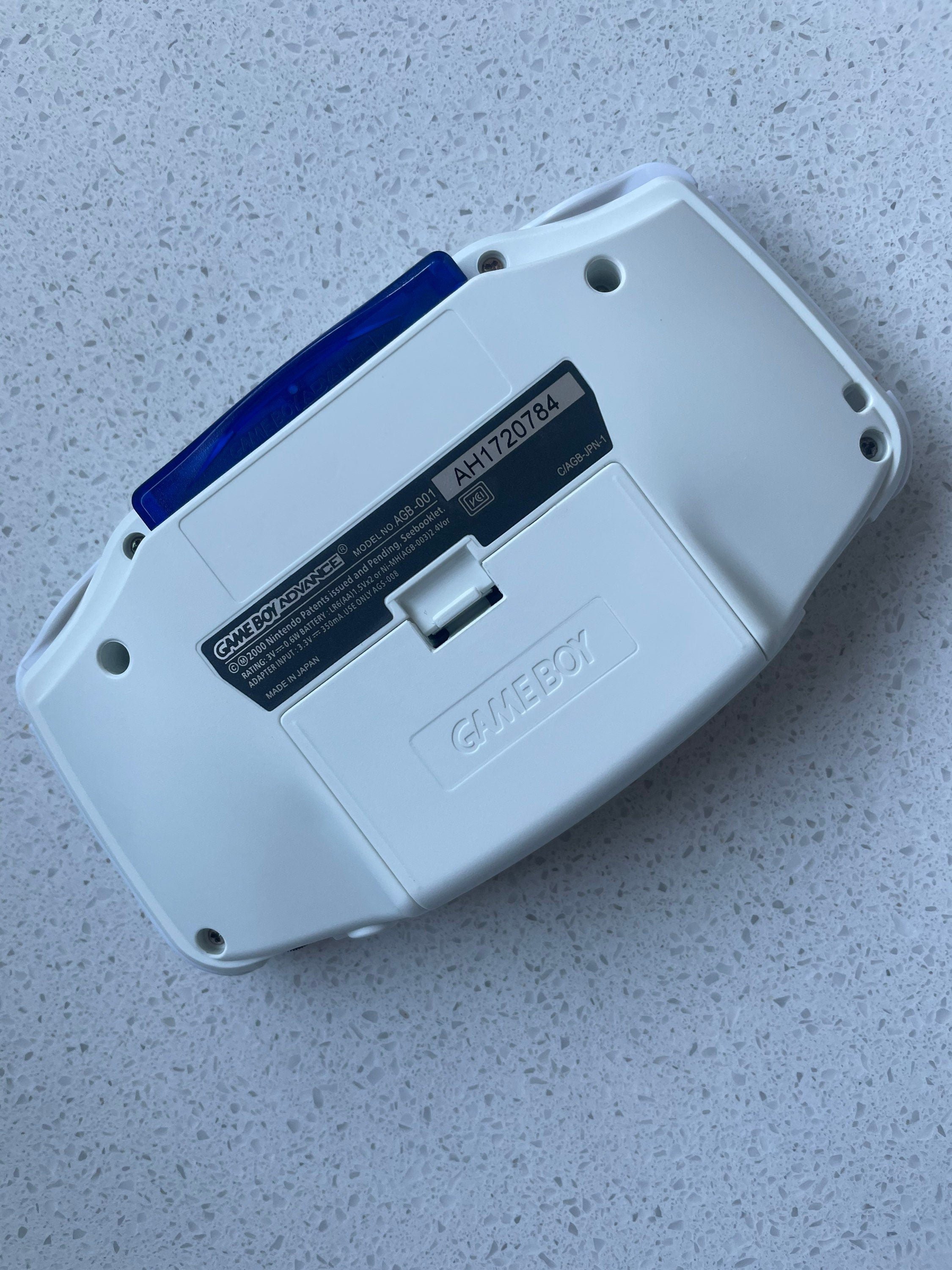 Nintendo Gameboy Advance GBA Game Boy AGB Backlit IPS Triple White