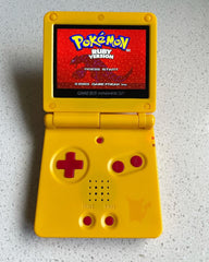 Nintendo Gameboy Advance SP GBA IPS Backlit lcd Console ags 101 Pikachu Pokémon