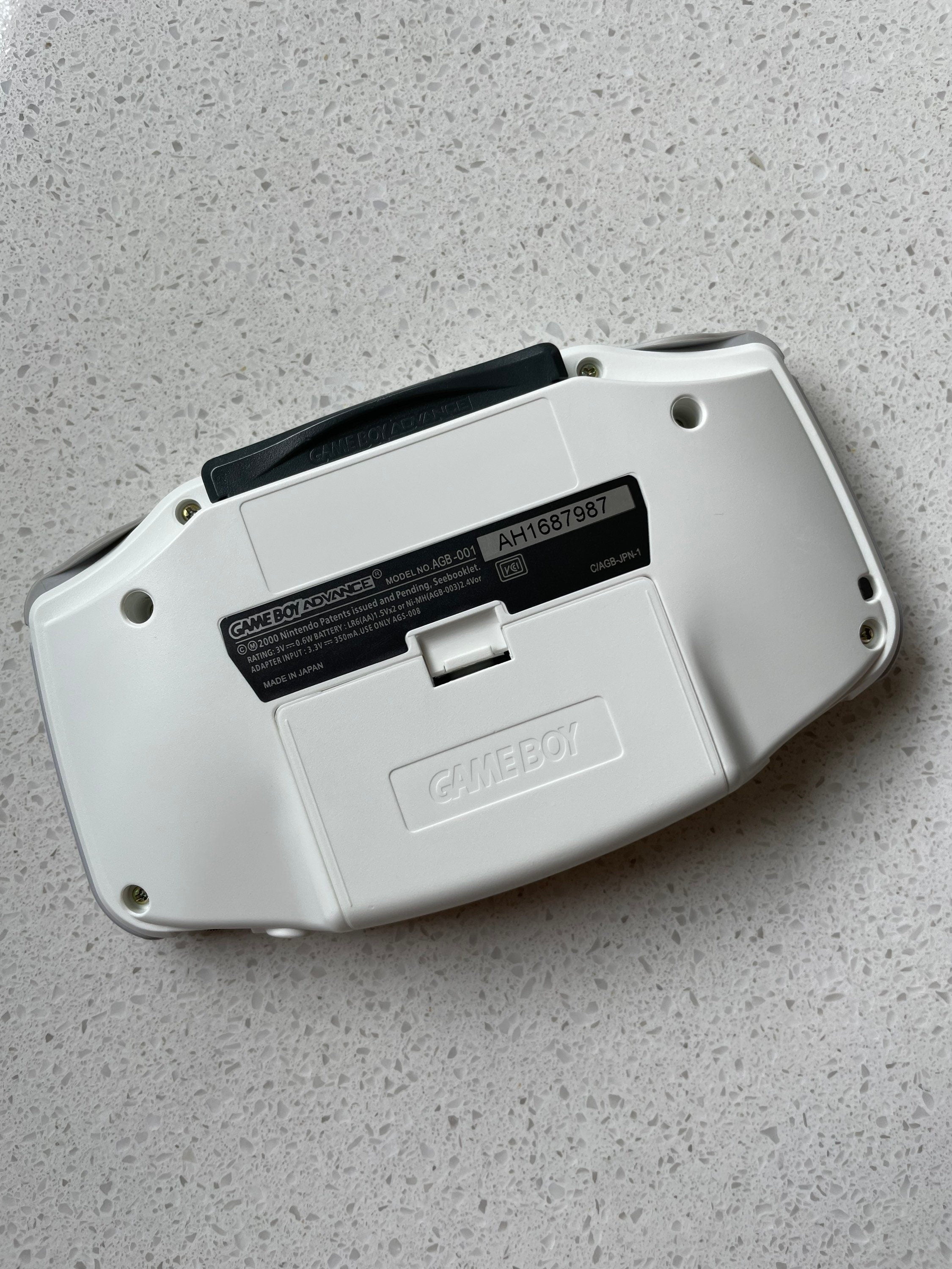 Nintendo Gameboy Advance Game Boy Backlit Modified IPS V2 Lcd Arctic White