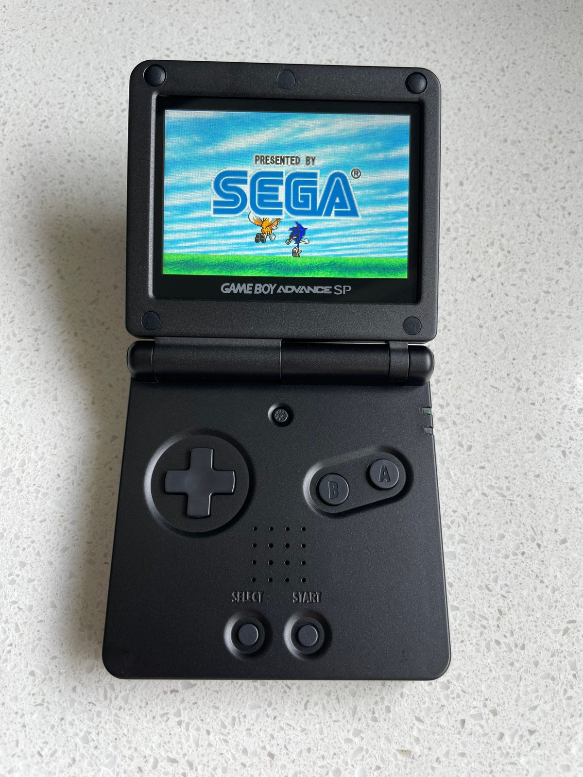 Nintendo Gameboy Advance SP GBA IPS Backlit Lcd Console AGS101 Triple Black