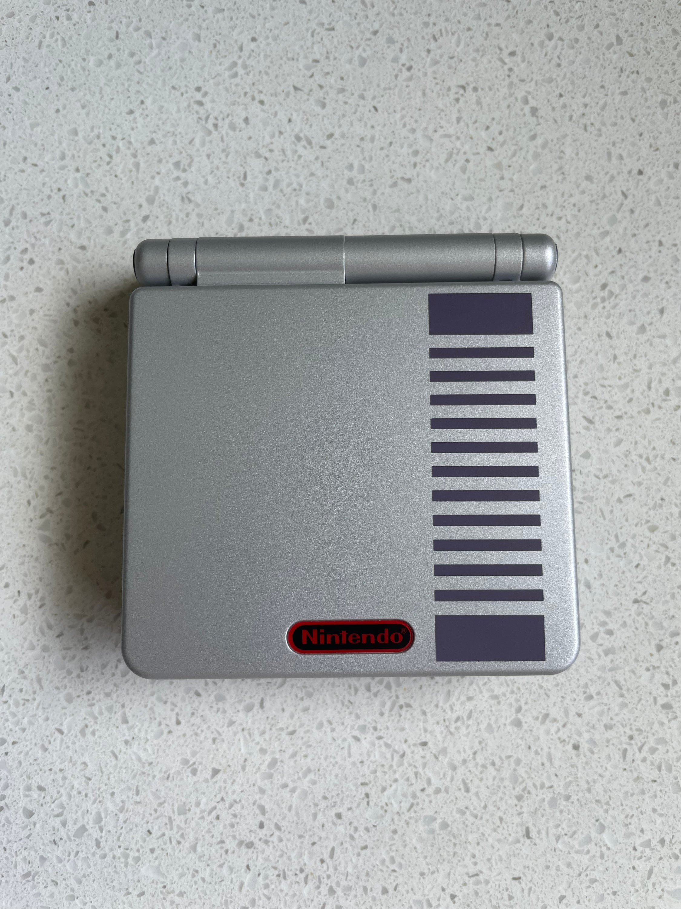 Nintendo Gameboy Advance SP GBA IPS Backlit lcd Console ags 101 Nes