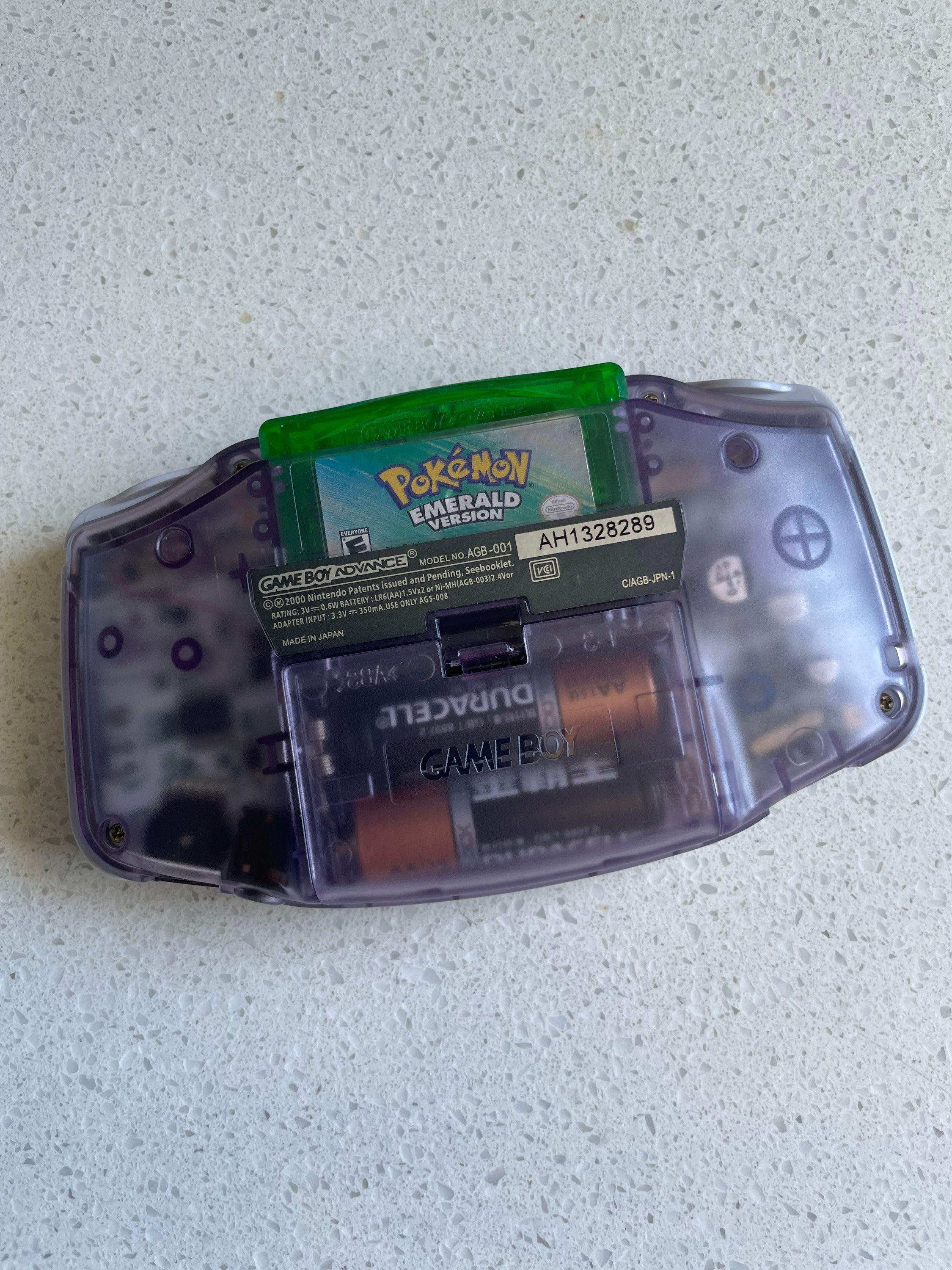 Nintendo Gameboy Advance Game Boy Backlit Modified IPS V2 Led Lcd CLEAR PURPLE
