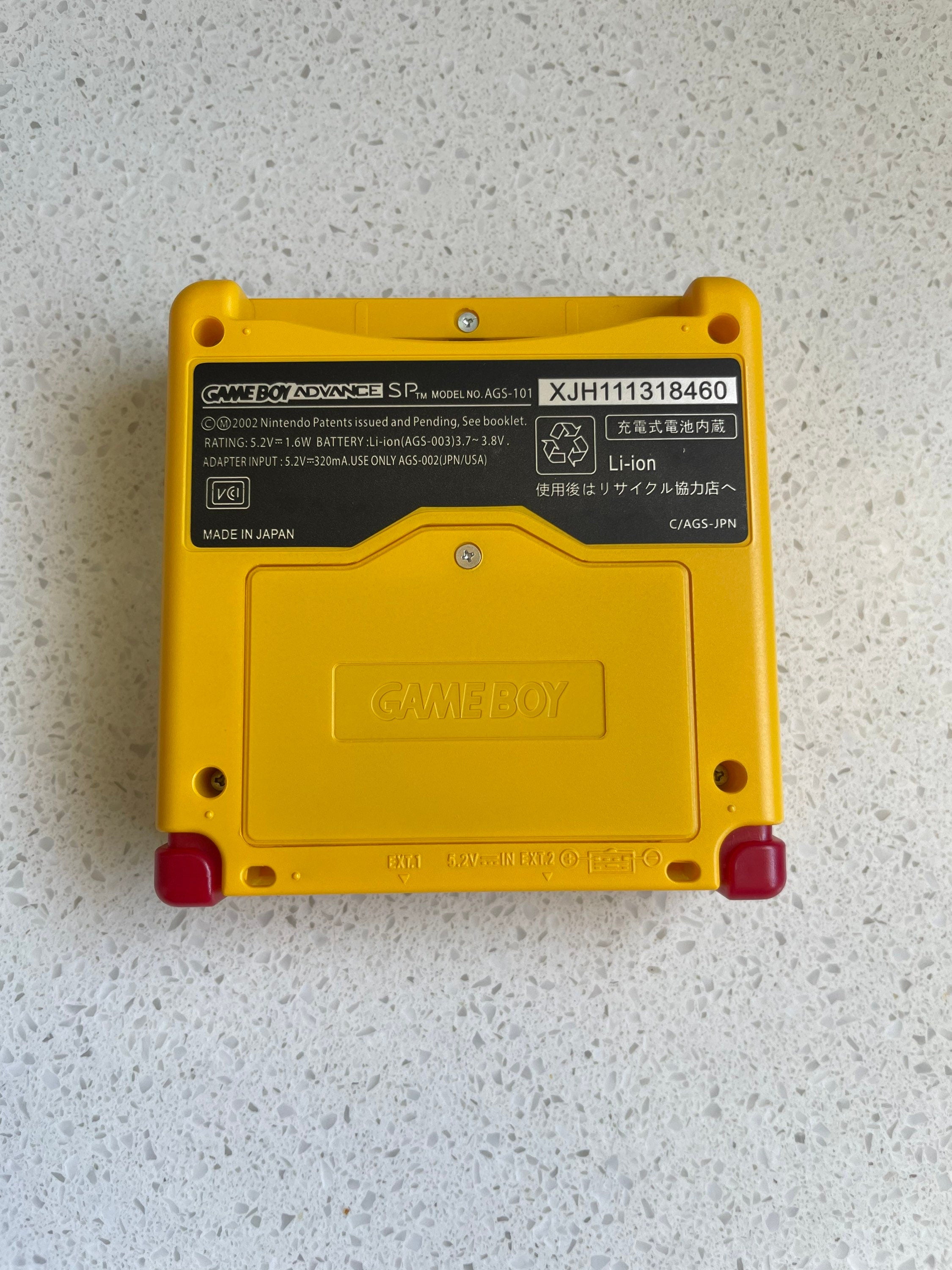 Nintendo Gameboy Advance SP GBA IPS Backlit lcd Console ags 101 Pikachu Pokémon