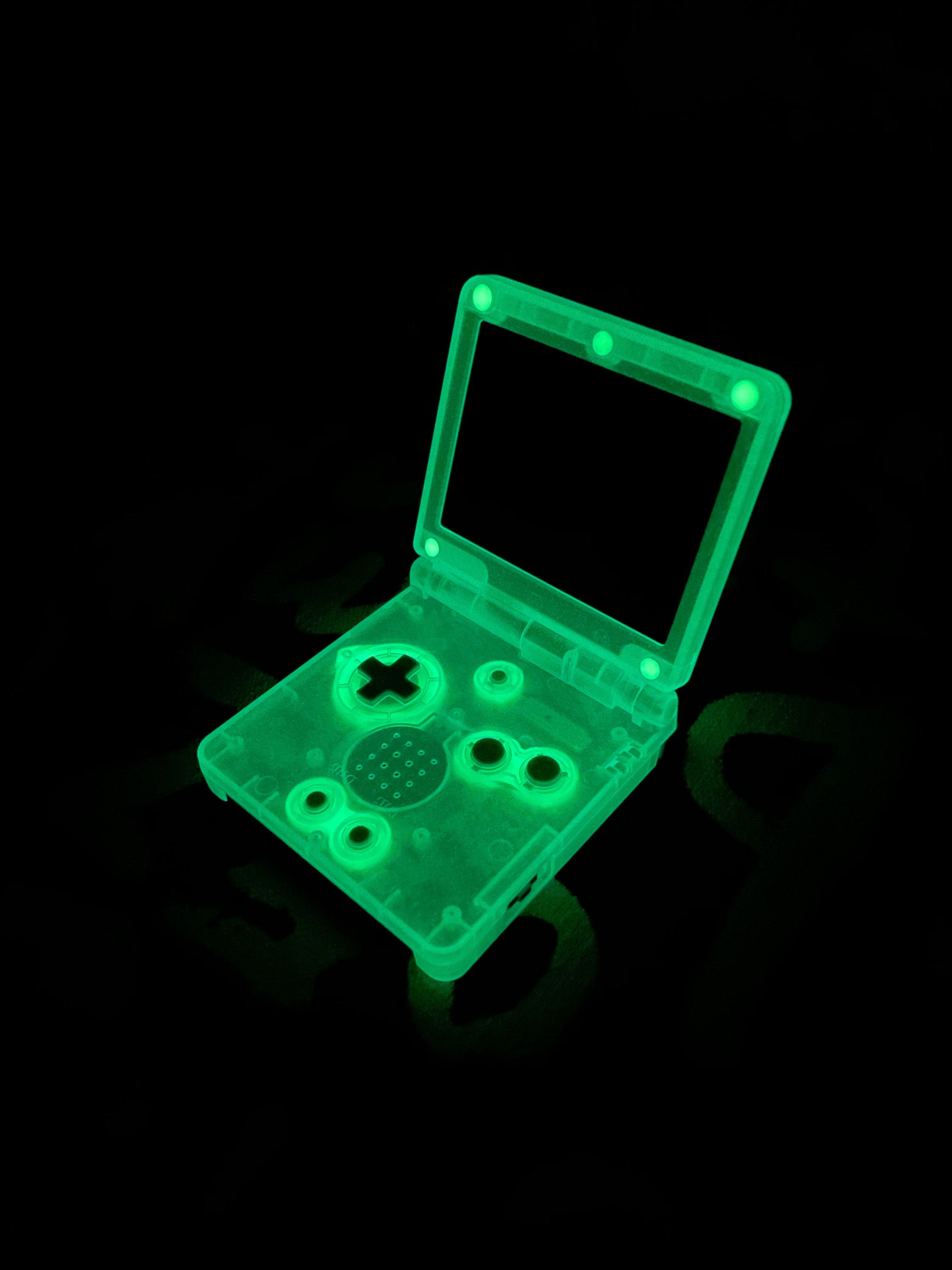 Nintendo Gameboy Advance SP GBA Ips Backlit LCD Screen Console Ags 101 Glow Turquoise