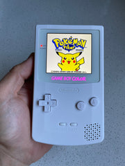 Nintendo Gameboy Color Colour Game Boy Backlit IPS Q5 Laminated GBC Triple White