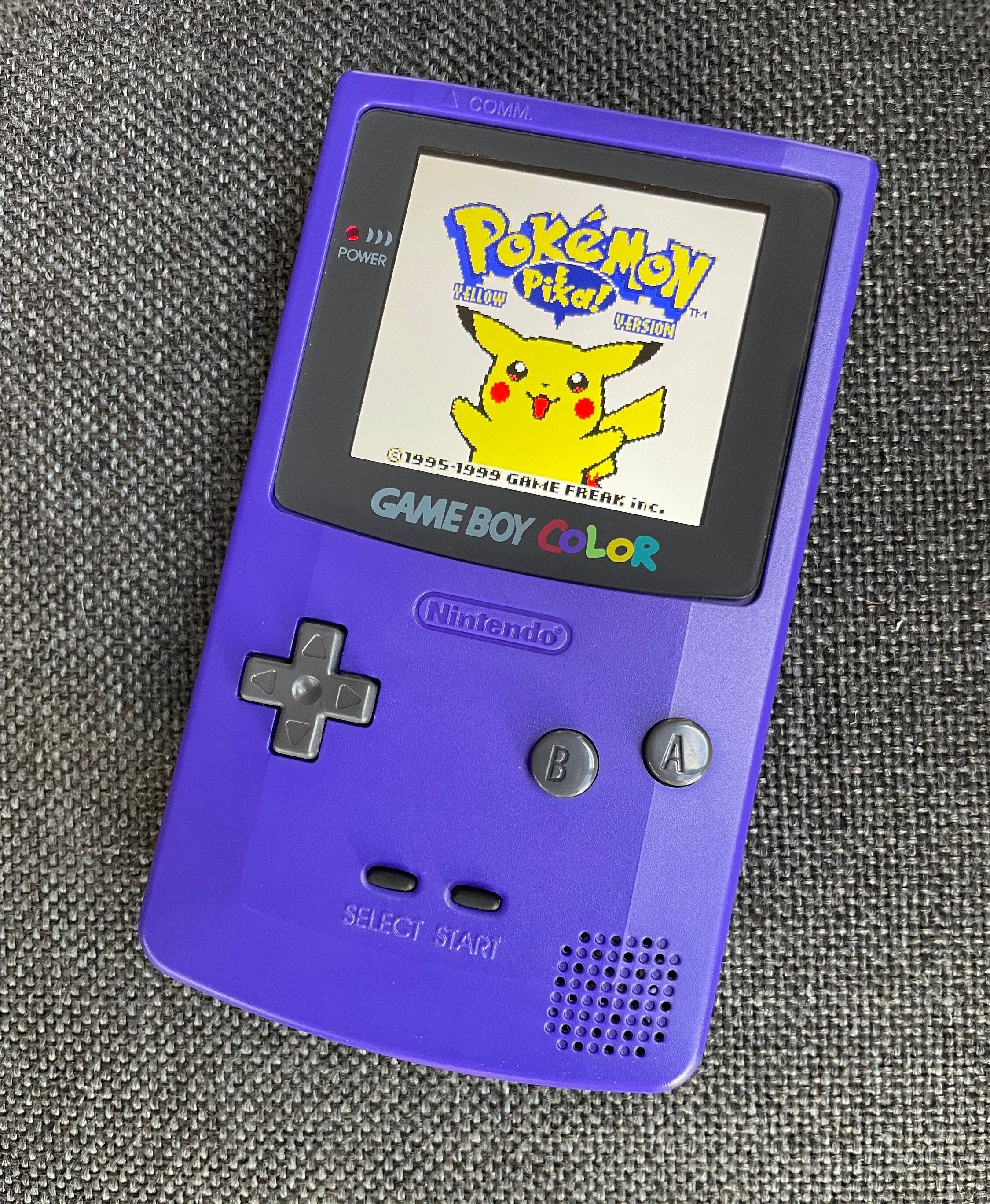 Nintendo Gameboy Color Game Boy Colour Backlit Modified IPS Q5 V2 GBC Lcd Grape Purple