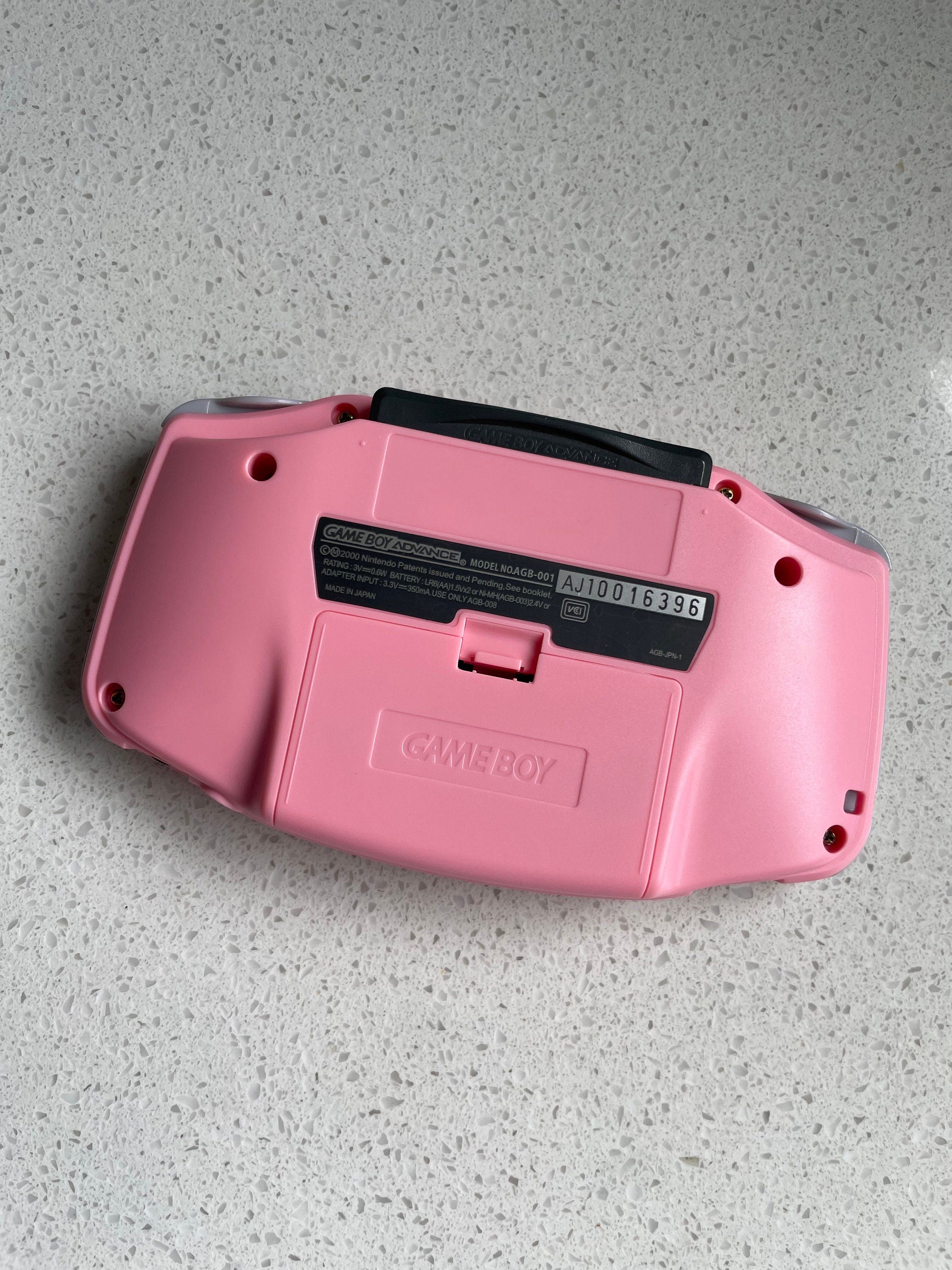 Nintendo Gameboy Advance Game Boy Backlit Modified IPS V2 Led Lcd Pink