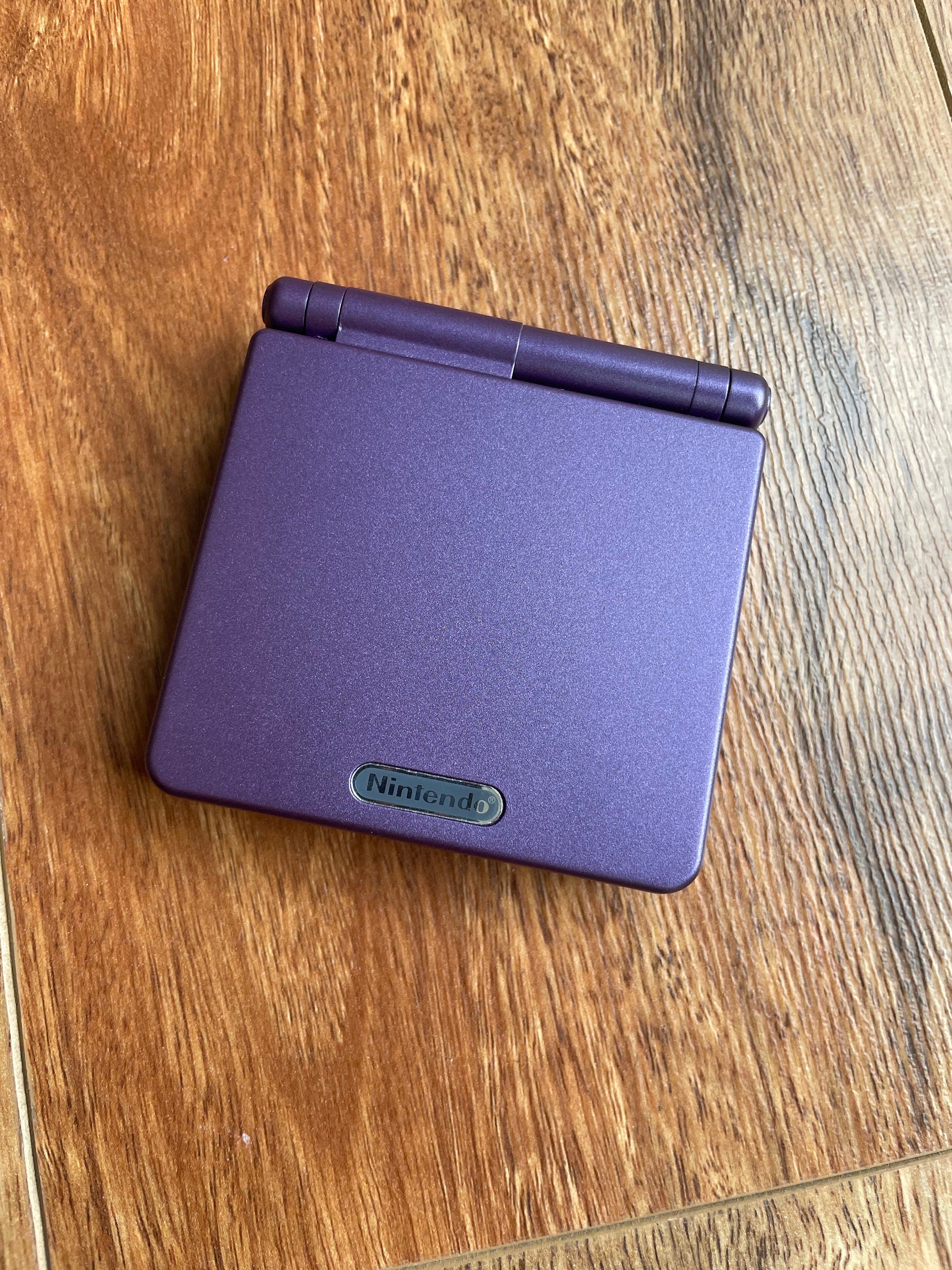 Nintendo Gameboy Advance SP GBA Ips Backlit LCD Screen Console Ags 101 Midnight Purple