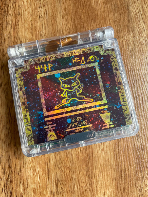 NINTENDO GAME BOY ADVANCE SP GBA IPS V5 BACKLIT LCD CONSOLE AGS 101 ANCIENT MEW