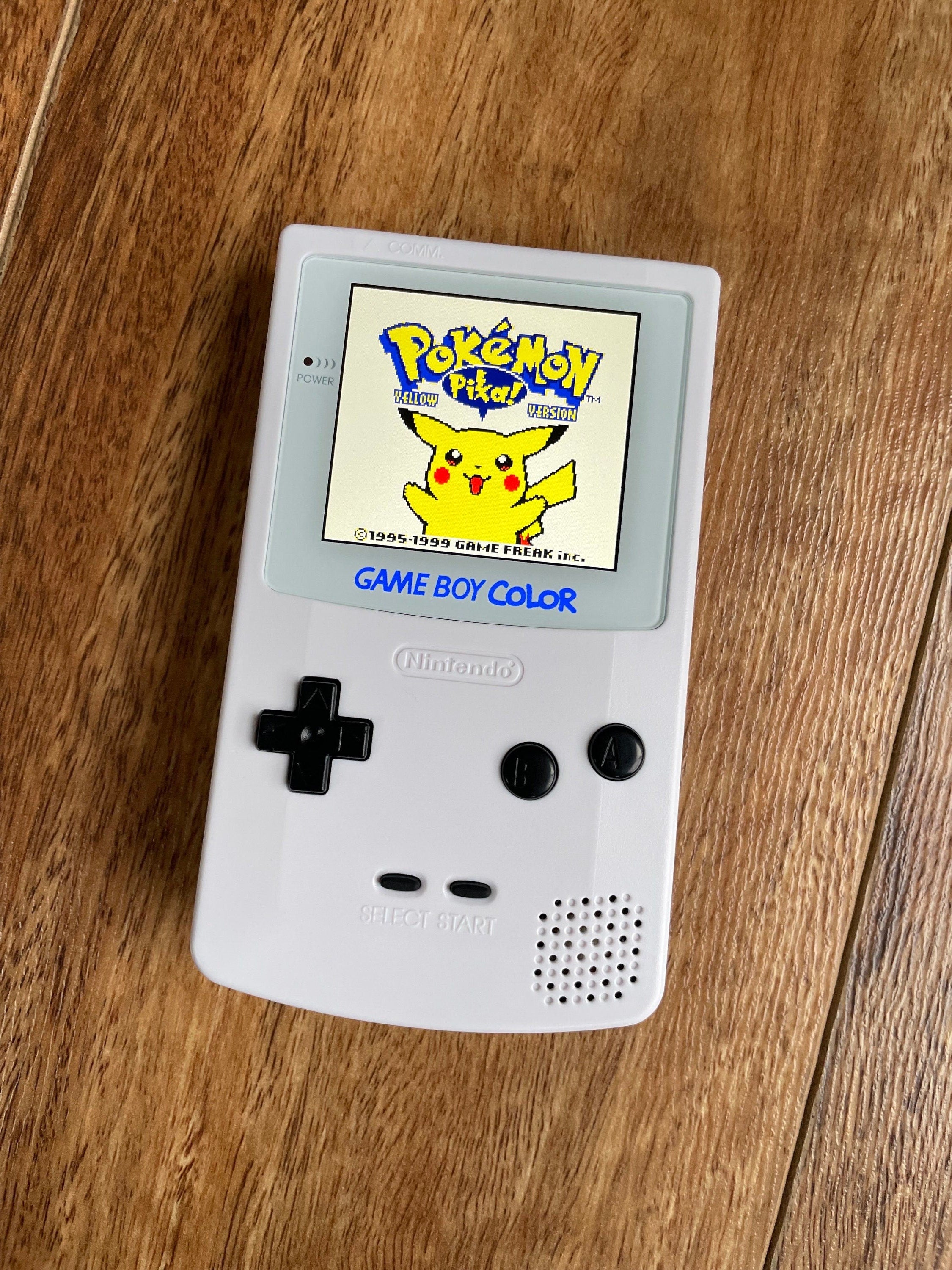Nintendo Gameboy Color Colour Game Boy Backlit IPS Q5 Laminated GBC WHITE