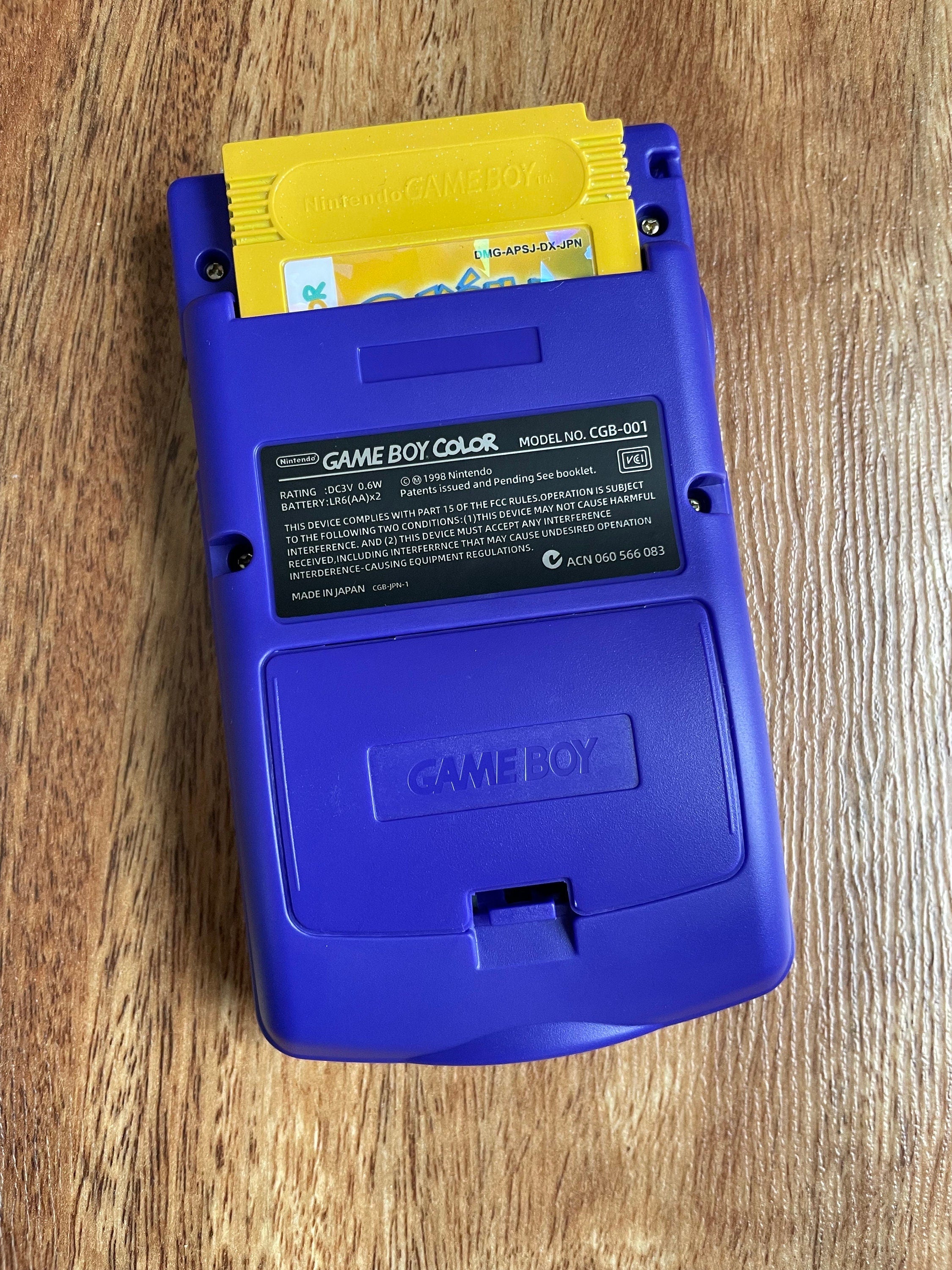 Nintendo Gameboy Color Game Boy Colour Backlit Modified IPS Q5 V2 GBC Lcd Grape Purple