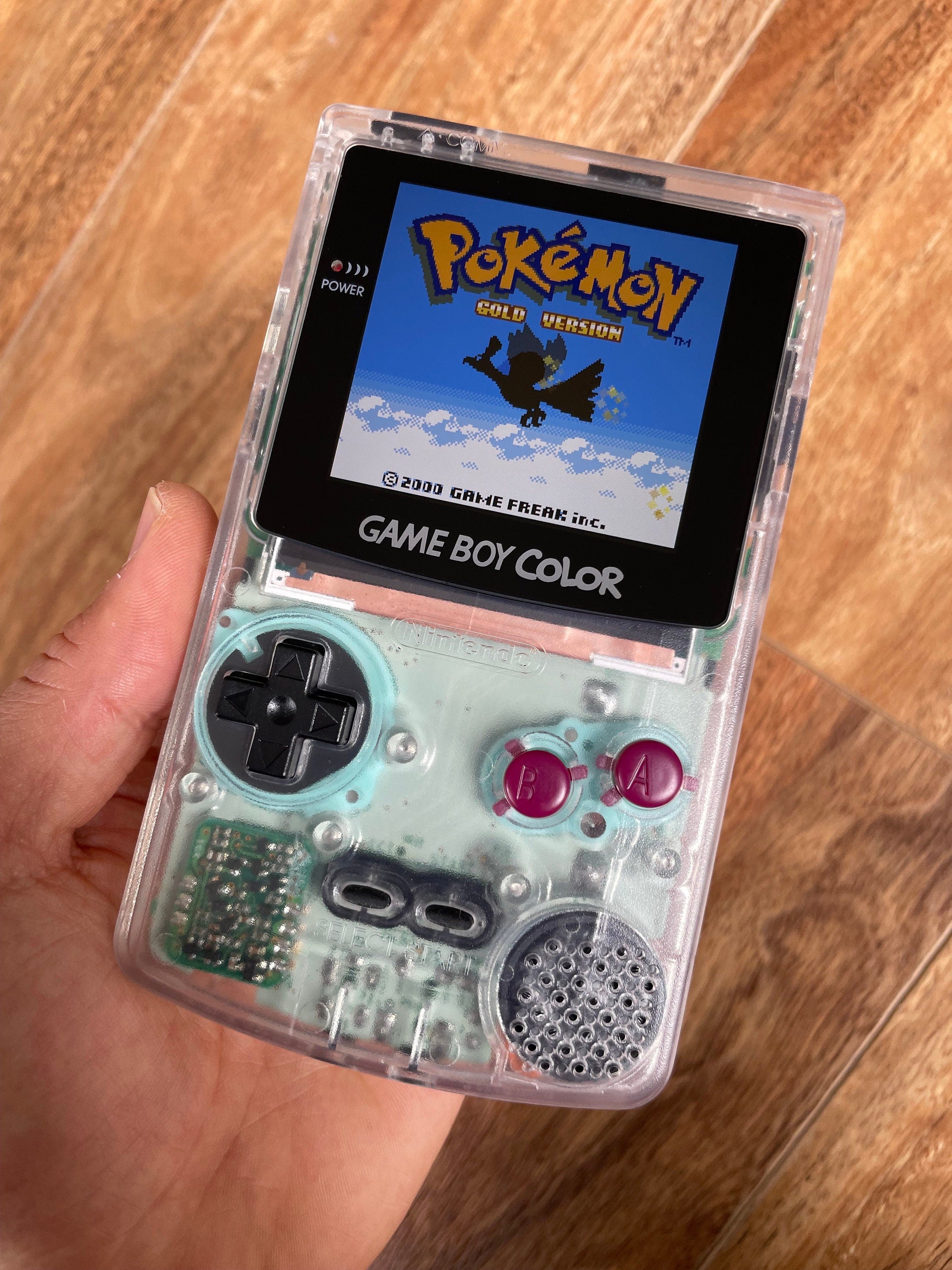 Nintendo Gameboy Color Colour Game Boy Backlit IPS Q5 Laminated GBC DMG Style