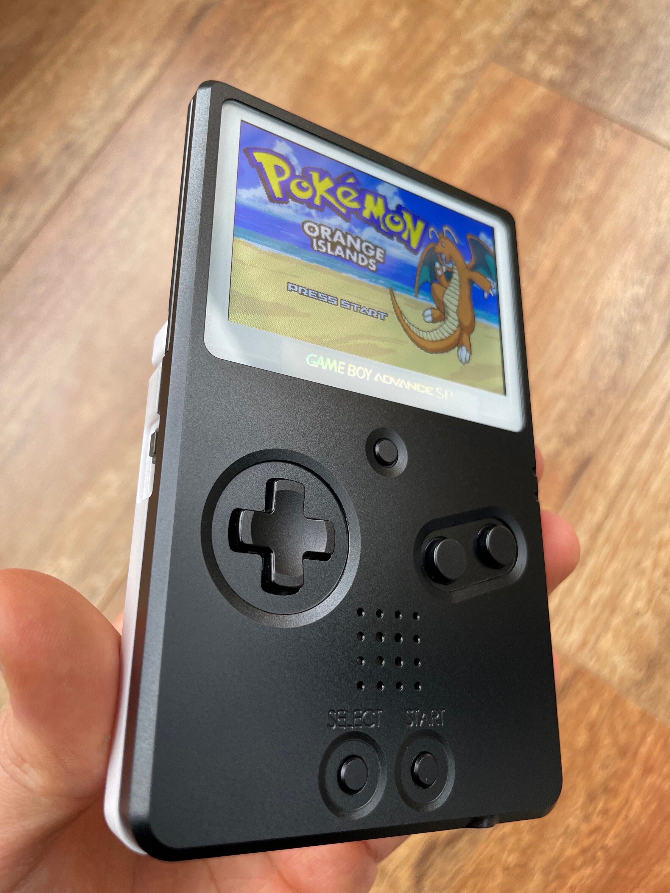 Nintendo Gameboy Advance SP GBA Ips V2 Backlit Lcd Console AGS 101 Boxy Unhinged Panda