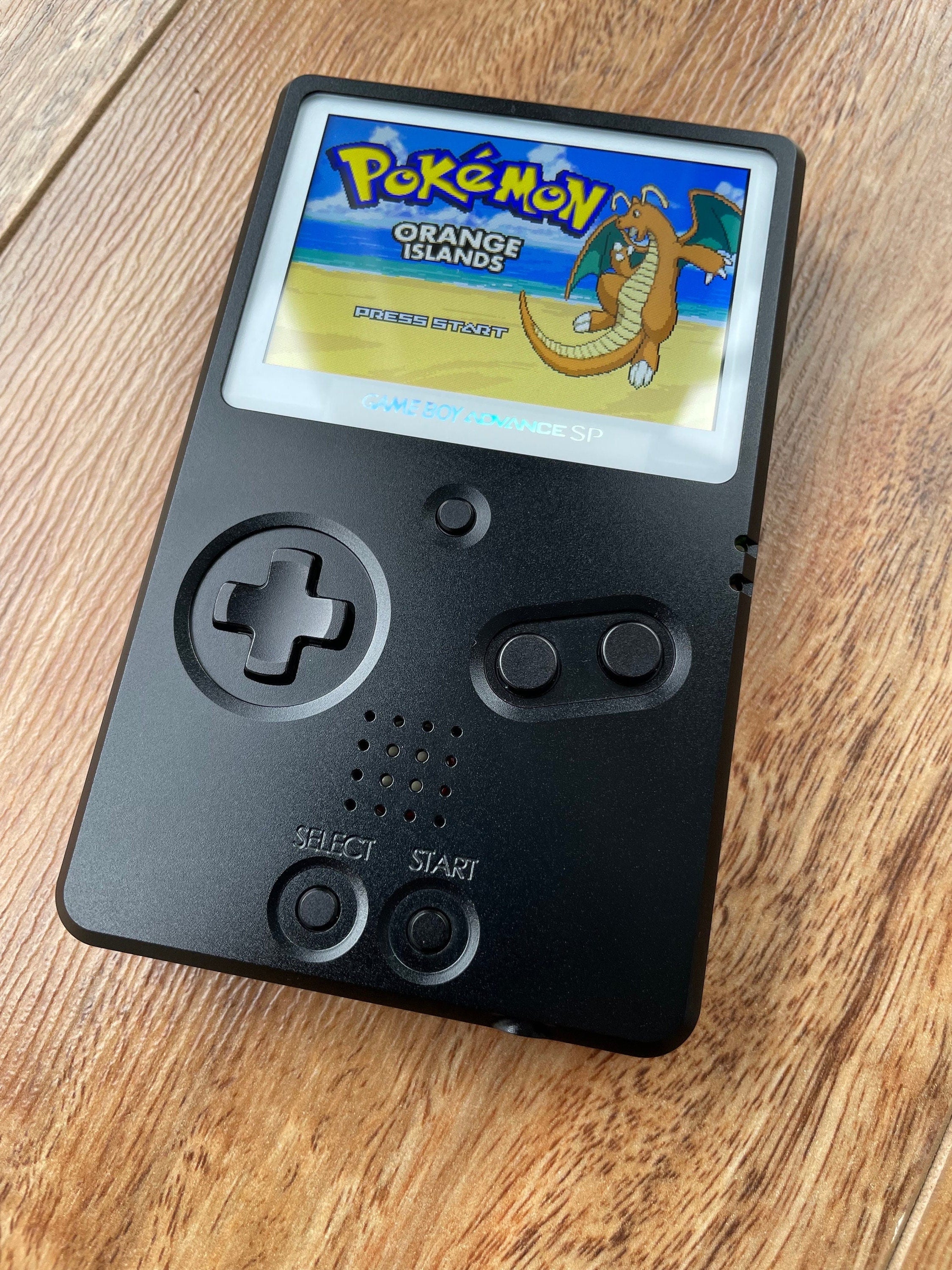 Nintendo Gameboy Advance SP GBA Ips V2 Backlit Lcd Console AGS 101 Boxy Unhinged Panda