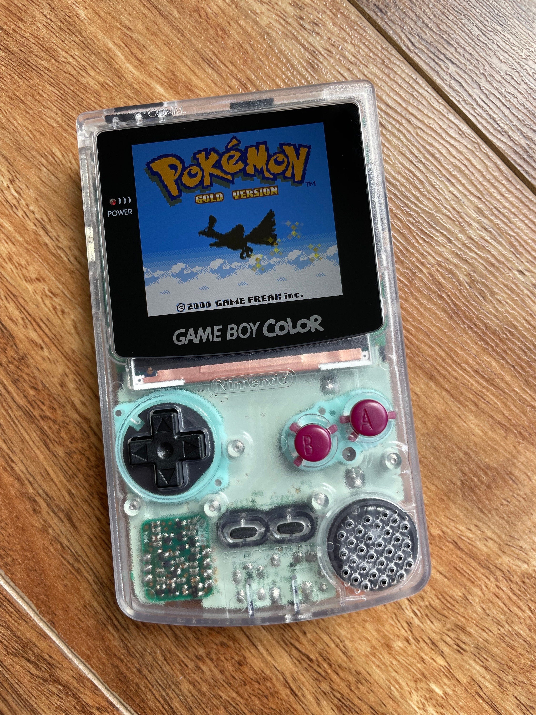 Nintendo Gameboy Color Colour Game Boy Backlit IPS Q5 Laminated GBC DMG Style