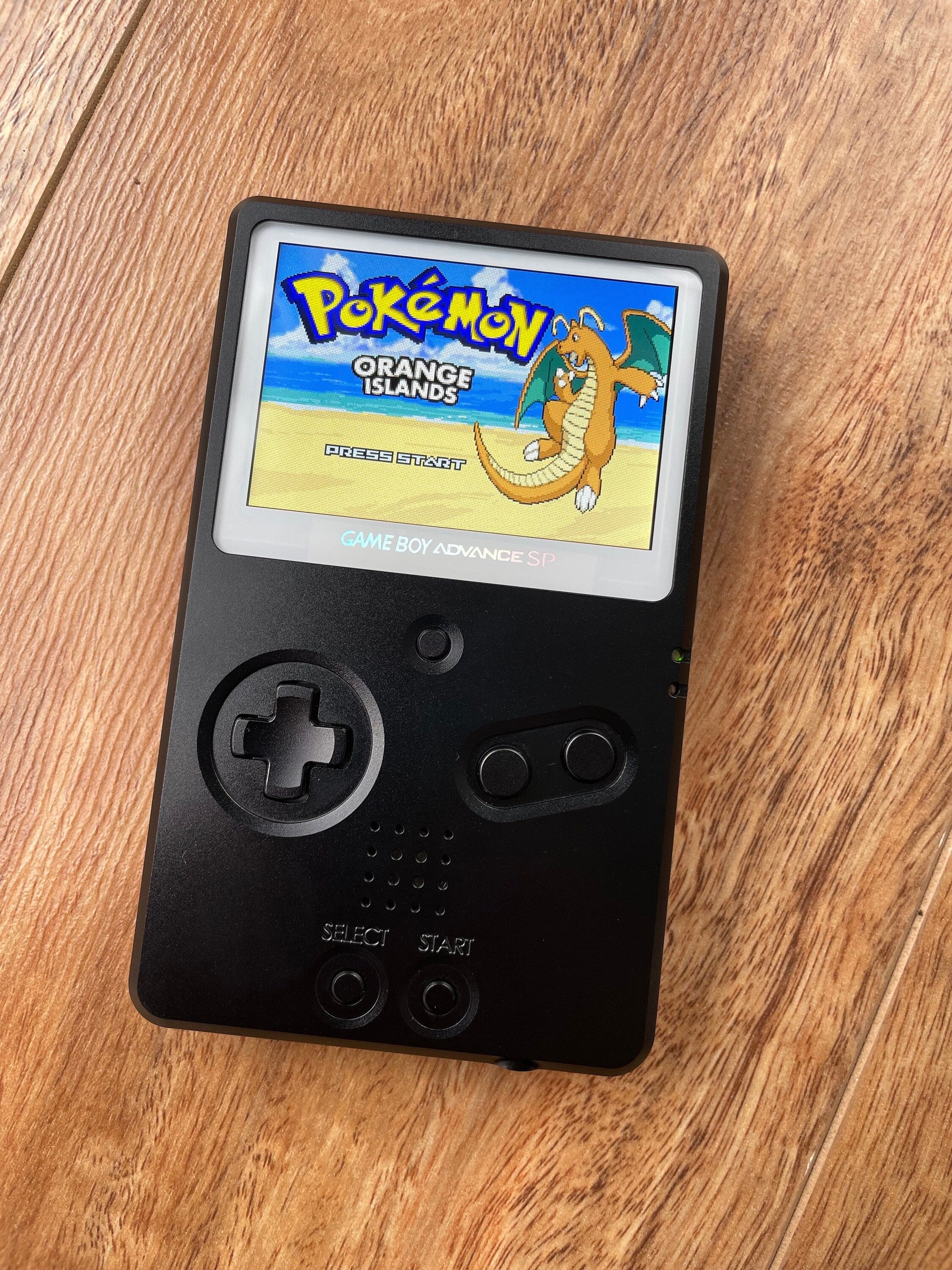 Nintendo Gameboy Advance SP GBA Ips V2 Backlit Lcd Console AGS 101 Boxy Unhinged Panda