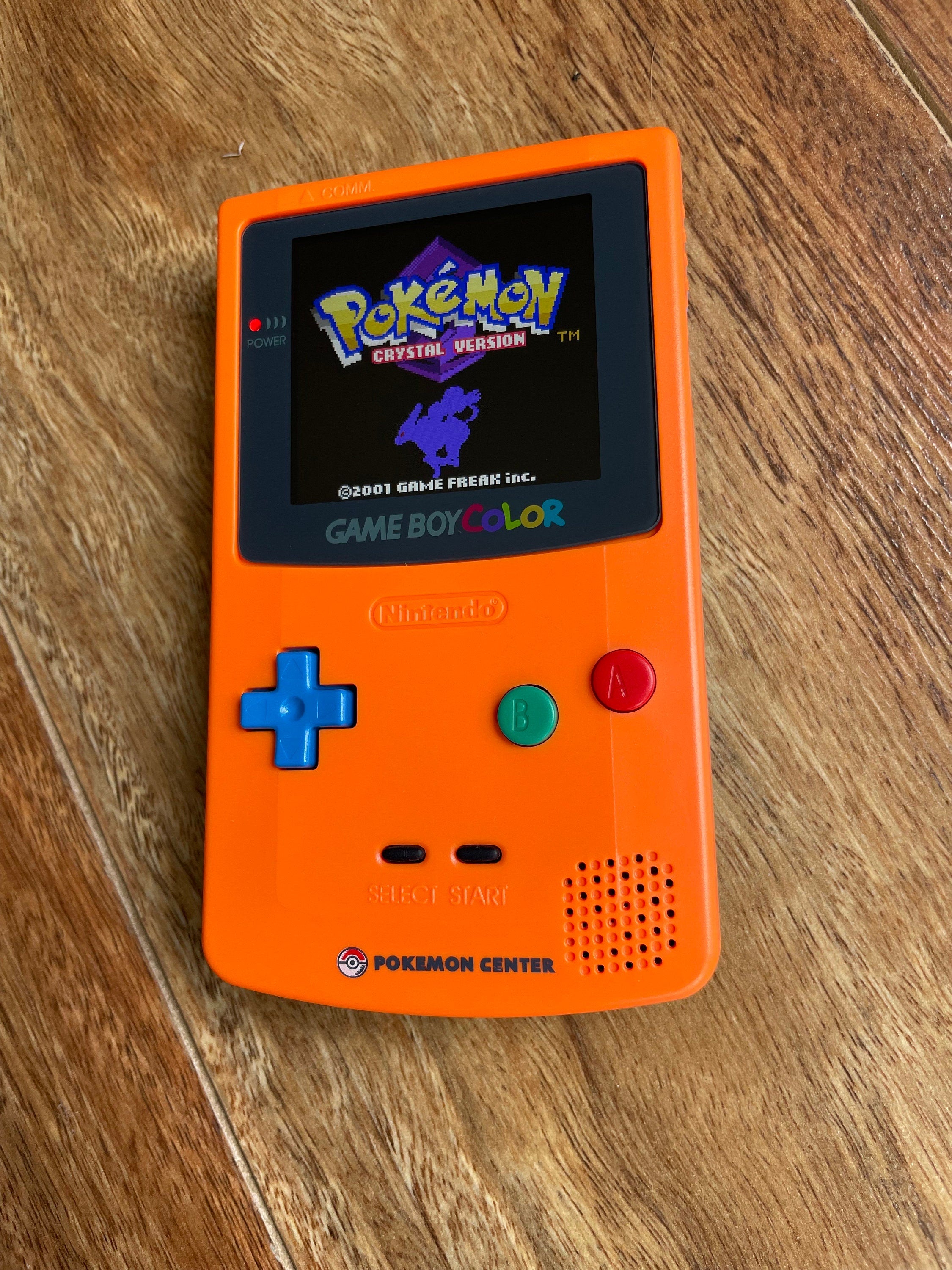 Nintendo Gameboy Color Colour Game Boy BACKLIT IPS Q5 Laminated GBC Pokémon Center