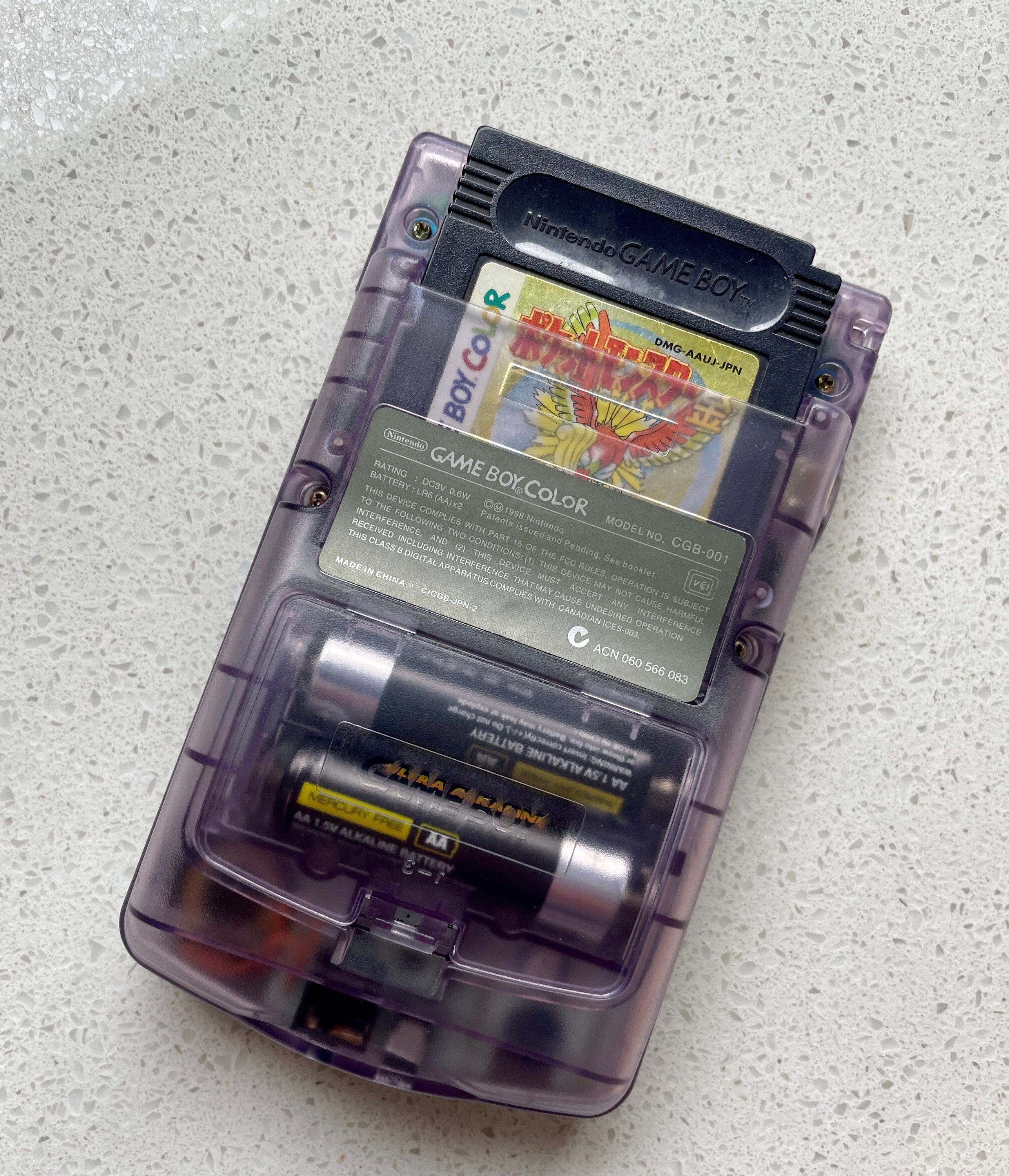 Nintendo Gameboy Color Game Boy Colour Backlit Modified IPS Q5 V2 Led Lcd Atomic Purple