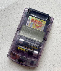 Nintendo Gameboy Color Game Boy Colour Backlit Modified IPS Q5 V2 Led Lcd Atomic Purple