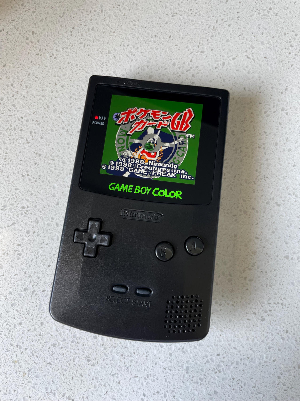 Nintendo Gameboy Color Colour Game Boy Backlit IPS Q5 Laminated GBC Triple Black