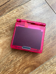Nintendo Gameboy Advance SP GBA IPS v2 Backlit Lcd Screen Console Ags 101 Clear Pink