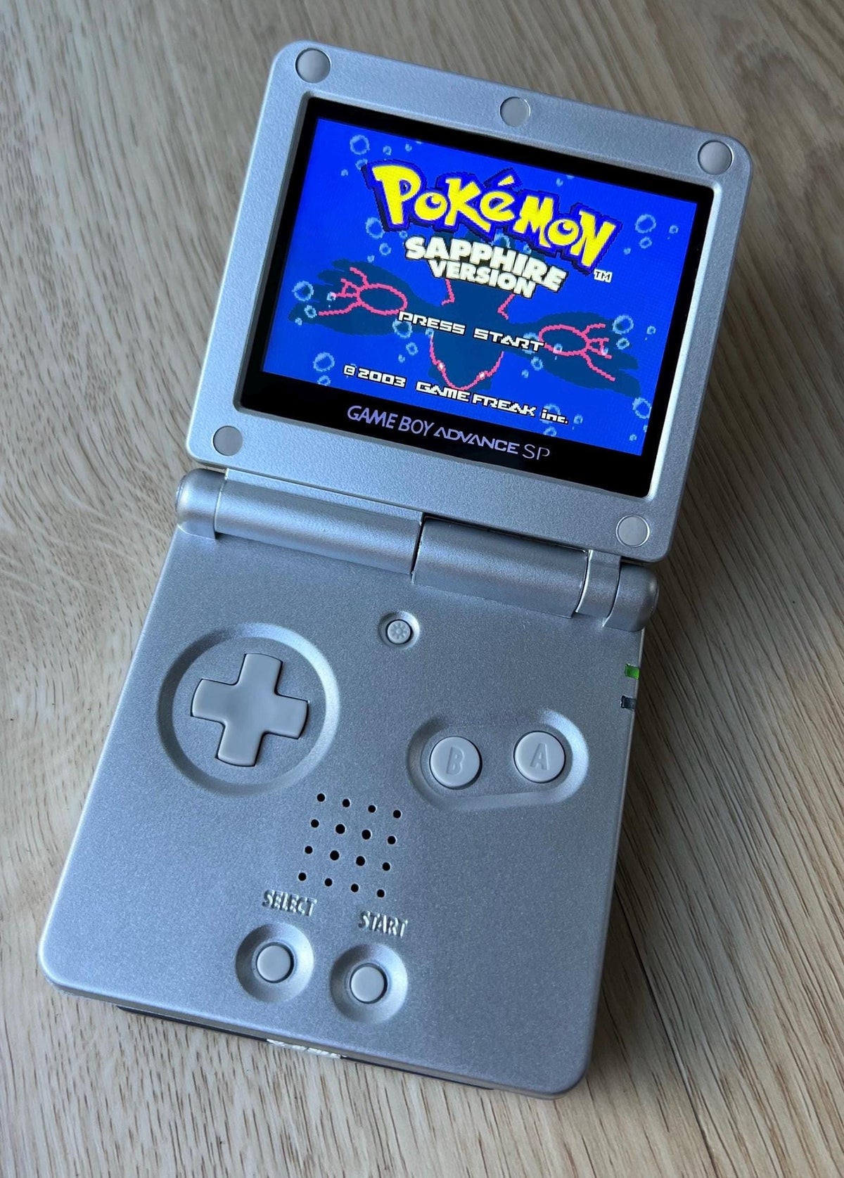 Nintendo Gameboy Advance SP GBA IPS Backlit lcd Console ags 101 Platinum Silver