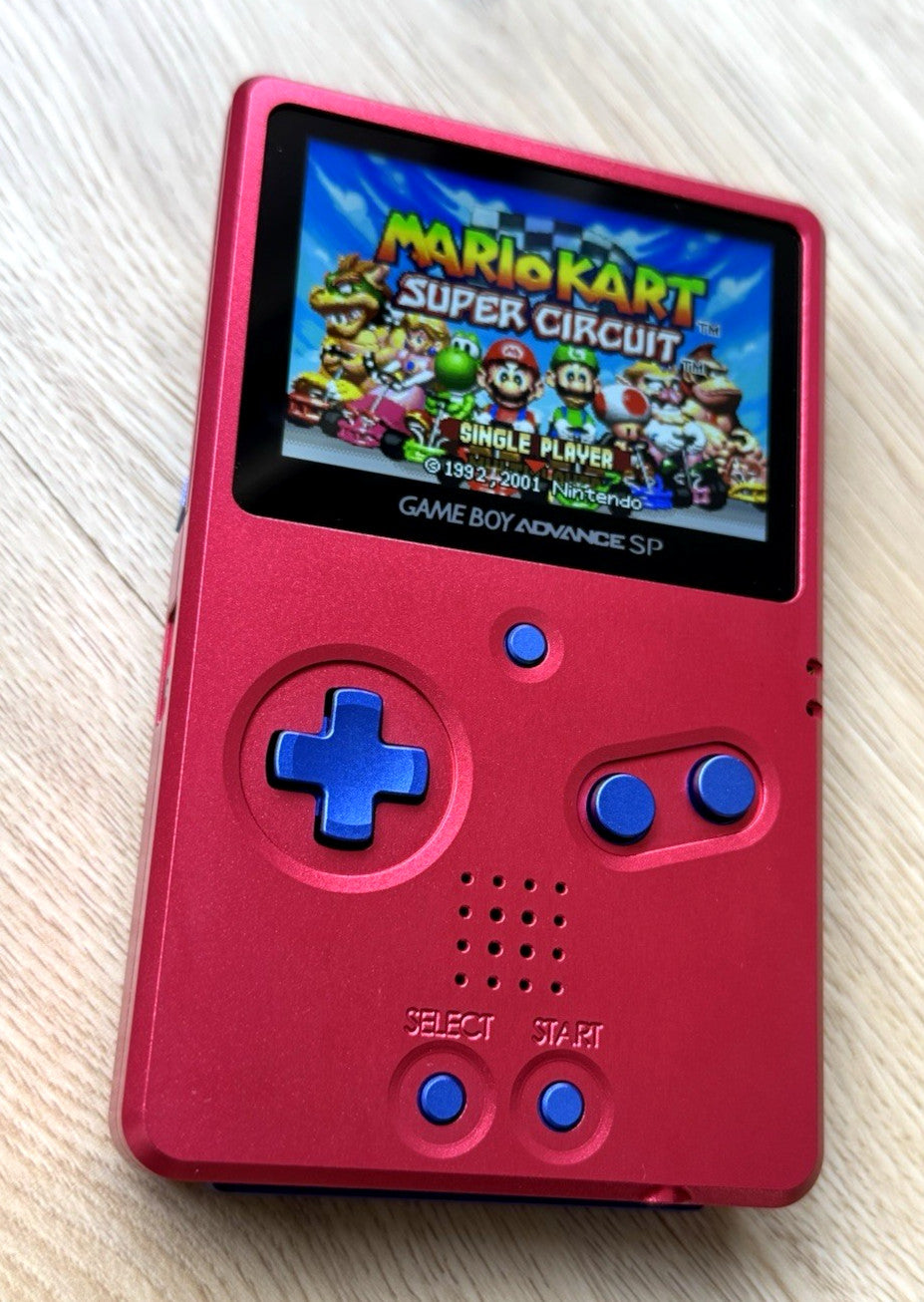 Nintendo Gameboy Advance SP GBA IPS V5 Backlit Console AGS101 BOXY PXL UNHINGED