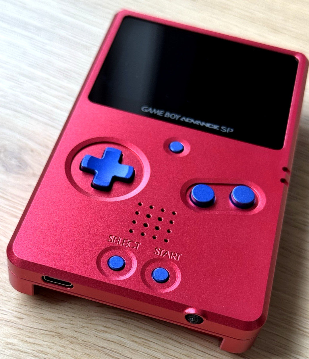 Nintendo Gameboy Advance SP GBA IPS V5 Backlit Console AGS101 BOXY PXL UNHINGED