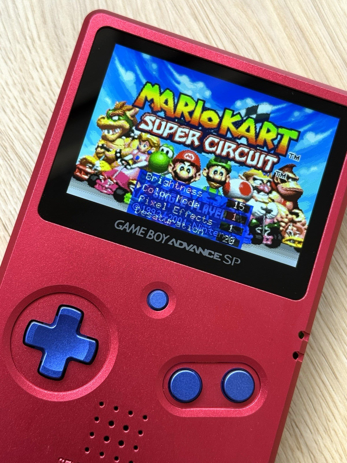 Nintendo Gameboy Advance SP GBA IPS V5 Backlit Console AGS101 BOXY PXL UNHINGED
