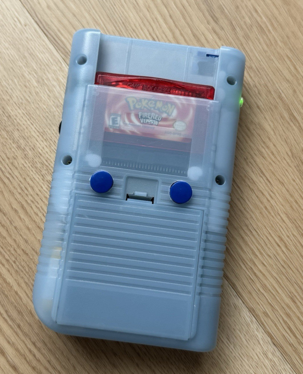 Nintendo Gameboy Advance SP-DMG IPS V5 Custom Console Pokemon Horsea